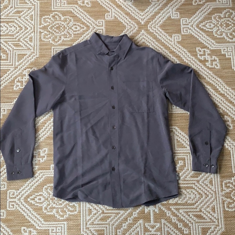 Grey Royal Robbins button down